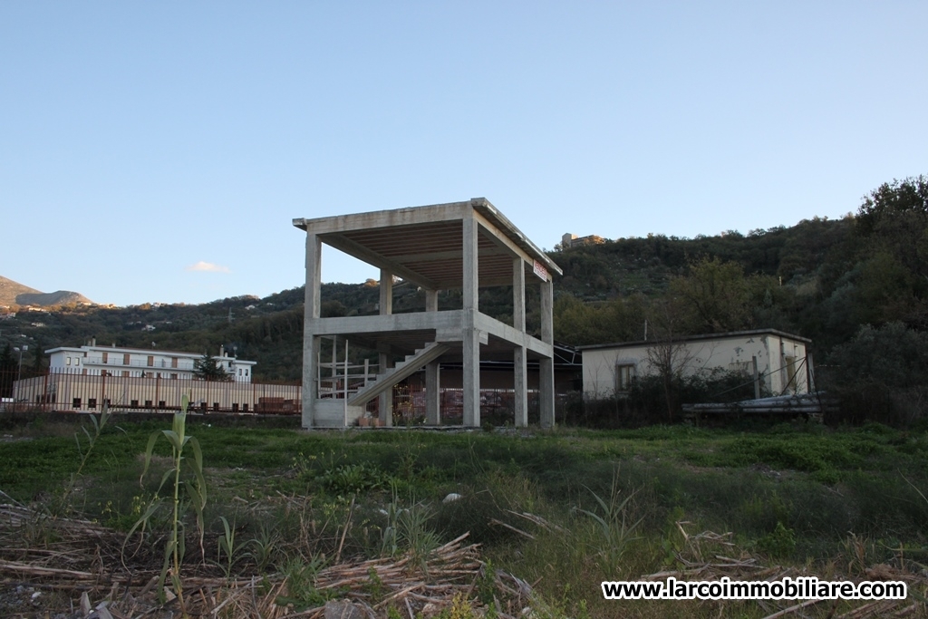 Detached house in rustic state with land