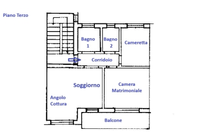 Appartamento ristrutturato con vista mare 